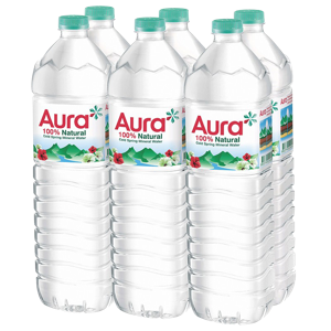 AURA Mineral Water 1500 ml. Pack 6