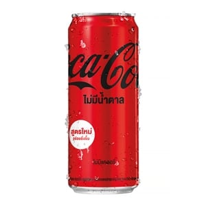 COCA-COLA Coke No Sugar Soft Drink (Can) 325 ml.