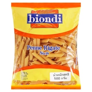 Biondi Penne Rigate No.18 500 G.