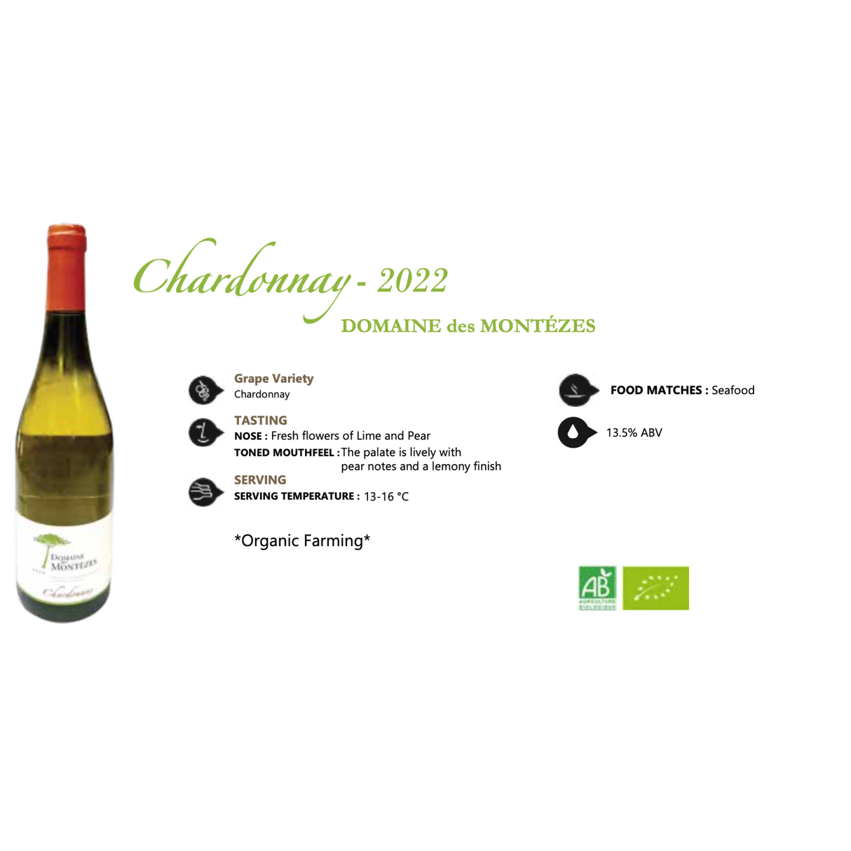 Chardonnay Blanc | Domaine des Montèzes 2022